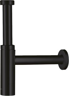 52105671 Hansgrohe Flowstar S Bottle Trap In Matte Black 52105671 Hansgrohe Flowstar S Bottle Trap In Matte Black