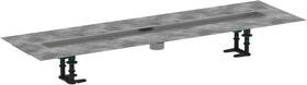 56013181 Hansgrohe Raindrain 35 1/4 Inch Rough For Linear Shower Floor Drain Brush Stainless