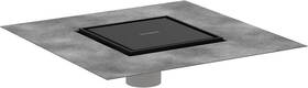 56134671 Hansgrohe Raindrain Brilliance Square Shower Drain Set Rough Tileable Rear Cover