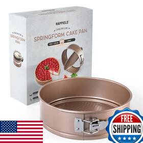 B0btchxfth Happiels Nonstick 9 Inch Springform Cake Pan Cheesecake Mold Leakproof Non-toxic