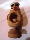 Ot.014 Head Hms Sailor Wooden Vintage Nutcracker Screw-style