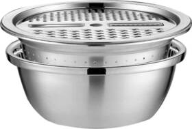Z0214485rlf14egycj Healvian Multi Purpose Grater Strainer Basin Vegetables Rice Washer Draining