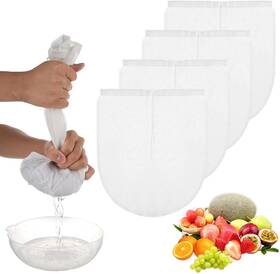 665063 Heclia 1 Mzikkbcet 4pcs Milk Bags For Straining 100% Organic Unbleached Cotton Mesh White 665063 Heclia 1 Mzikkbcet 4pcs Milk Bags For Straining 100% Organic Unbleached Cotton Mesh White