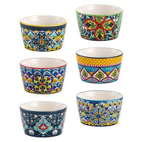 B0fr96c94v Henxfen Lead 8 Oz Ramekins Oven-safe Baking Cups For Creme Brulee Puddings Souffles Cust