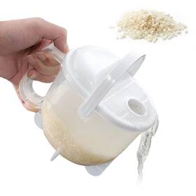 Herchrqy1bkgmzn9 Herchr Rice Washer Cleaner Strainer Washing Bowl Black Or White