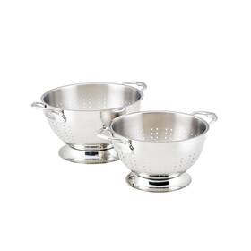 48695 Hestan Provisions Stainless Steel Colander Set 2-piece 48695 Hestan Provisions Stainless Steel Colander Set 2-piece