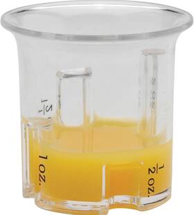Hic Kitchen 845033050260 E-z 4-step Multi Measure Bar Cocktail Jigger 0.5-ounce To