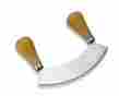 Hic New Mezzaluna Rocking Vegetable Chopper And Mincing Knife Chef Kitchen Blade 7152555197667