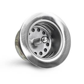 9773 Highcraft 804595075517 Bar/prep Sink 2 1/2 Junior Duo Stainless Steel Drain Assembly With Strai