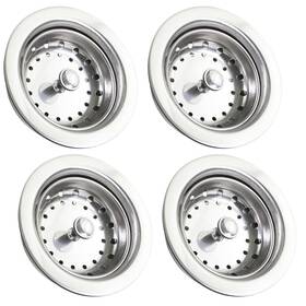 9733-4 Highcraft 804595469972 Kitchen Sink 3-1/2 Inch Stainless Steel Drain Assembly With Strainer