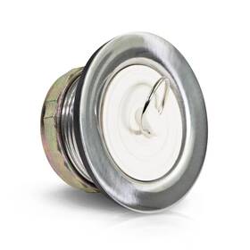 9783 Highcraft Stainless Steel Bath Tub Drain Assembly With Rubber Stopper St