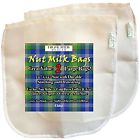 Highlandshealth Nut Milk Bags 2 Large 12 X12 Reusable Commercial Grade Fine Nylon Mesh 040453509613