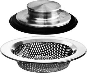 Hilltop Products 445002097062 2pcs - Kitchen Sink Drain Strainer And Anti-clogging Stopper Drainer Set For Sta