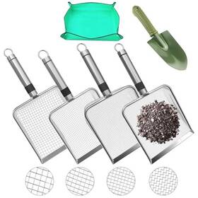 Yysw-01 Hoaixun 4ps Soil Sifter Gardening Kit Mesh Sizes 2mm / 2.8mm 3.8mm 5mm