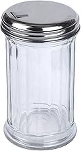 Holdings 726084286665 Glass Sugar Dispenser With Chrome Pour Spout Retro 50 S Diner Style Shak