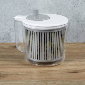 Kt35271 Home Basics Space Saving Salad Spinner Bowl With Handle 6 Quarts
