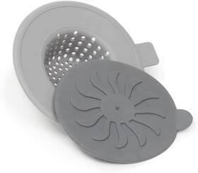 Kt37050 Home Basics Flexible Grey Silicone Sink Strainer And Stopper For Kitchen Drains By Gray Kt37050 Home Basics Flexible Grey Silicone Sink Strainer And Stopper For Kitchen Drains By Gray