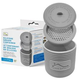 Home Spirit 810835009044 Bacon Grease Container By Northern Response Bpa-free Reusable Food Silicone