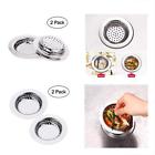 Hg024a Homeideas Pcs Kitchen Sink Strainer Stainless Steel Large Wide Rim