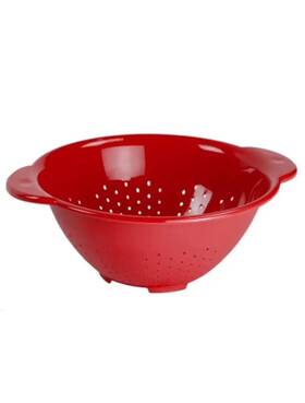 66985477855 Homeneeds Red Colander 11 Inch Handles And Footings Strainer Drainer Free Shipping