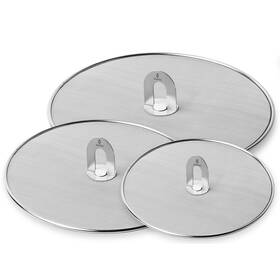 Bh05195 Homestia Sets Splatter Screen For Cooking - 3pcs 10 Inch / 11.5 13 Silver