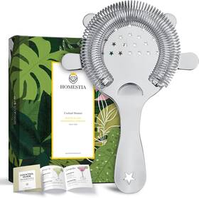 Hs071siliver Homestia Hawthorne Strainer Cocktail 6.5 Inch Silver