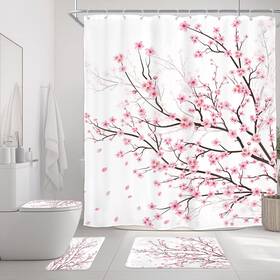 Hom-lylyn-84965 Homewelle 4 Pcs Cherry 72 Inch W X L Pack Of 01 Blossom Pink 4pc Set Hom-lylyn-84965 Homewelle 4 Pcs Cherry 72 Inch W X L Pack Of 01 Blossom Pink 4pc Set