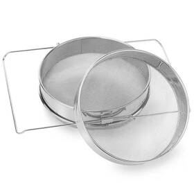 Honey Keeper 313030851840 5 Gal. Stainless Steel Double Sieve Strainer