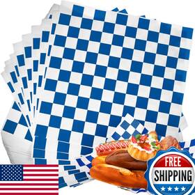B09yklbk4h Honeydak 600 Pcs 15x15 Checkered Food Wax Paper Sheets For Sandwich And Deli