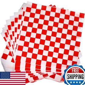 B09yl3kjwx Honeydak 600 Pcs 15x15 Checkered Food Wax Paper Sheets For Sandwich And Bbq