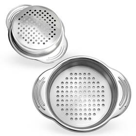 Lsq001 Hongliang 2 Pieces Stainless Steel Tuna Can Strainer Food Grade Canning Colander For R