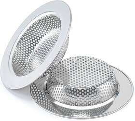Honmein 744110729719 2 Pcs Sink Strainer For Most Kitchen Drain Basket Upgraded Double-layer