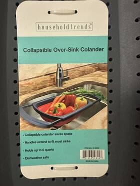 Db03red Household Trend Trends Colander Collapsible Strainer Veggies/fruit Strainers Db03red Household Trend Trends Colander Collapsible Strainer Veggies/fruit Strainers