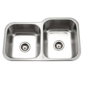 Houzer Mec-3220sl-1 Medallion 32 Inch Stainless Steel Kitchen Sink Undermoun