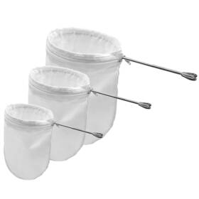 Hqleshui 786552946507 Ultra Fine Mesh Strainer Bag With Zipper Food Grade Filter Strainers