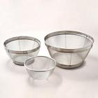 Hsql036-a Happy Sales Stainless Mesh Colander Piece Set 641171094032
