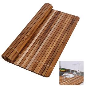 Ogb-124 Htb Over Sink Dish Drying Rack 17.8ftft X 16.1 Kitchen Teak Wood Roll Up For D