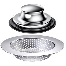 Ht-ks-stsr-2-s Huntonry 2pcs Kitchen Sink Stopper And Drain Strainer Catcher