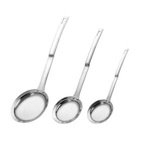 Hvanam 791872306863 Sieve Fine Mesh Strainer Set Stainless Steel Metal Flat Cooking Skimmer Ladle Hvanam 791872306863 Sieve Fine Mesh Strainer Set Stainless Steel Metal Flat Cooking Skimmer Ladle