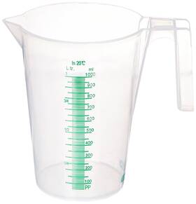 Hgmc1000 Hydrofarm 638104000734 Measuring Cup 1000ml 1000 Ml Clear