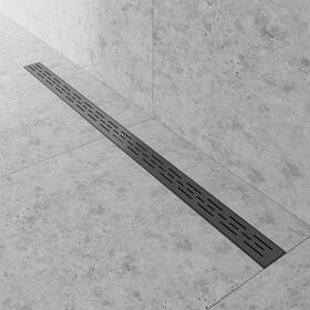 Hydroware 812403032966 48 Inches Linear Shower Drain Stainless Steel Floor Removable