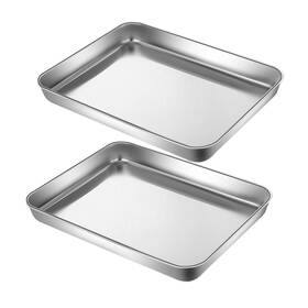 B0c9d47ssc Hytk Small Stainless Steel Baking Sheet Pans 12.4 X 9.6 Inch Set Of 2 Serving Trays B0c9d47ssc Hytk Small Stainless Steel Baking Sheet Pans 12.4 X 9.6 Inch Set Of 2 Serving Trays