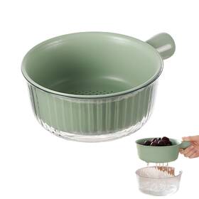 Iensen 784490204444 2-piece Small Colander Set Perfect For Washing Fruits And Vegetables Bpa-free