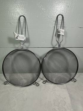 705.781.73 Ikea 2 Idealisk Handheld Strainer Stainless Steel Straining Kitchen Utensil 7 Inch