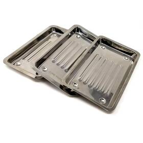 Imed Scientific Ims-g-3sclrtray Set Of 3 Pcs Scaler Trays Stainless Steel 8 Inch Lx4.5 W All-purpose Tray For Den