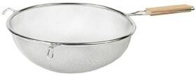 Imu71195 Imusa 094046711952 10 Inch Stainless Steel Strainer With Wood Hand