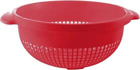 31-1129-red Inc. Deep Plastic Strainer Colander With Handle Made Of Food Safe Bpa-free
