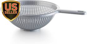Inc. 313102626659 8.5 Inch Deep Plastic Strainer Colander With Long Handle Made Of Food Safe Inc. 313102626659 8.5 Inch Deep Plastic Strainer Colander With Long Handle Made Of Food Safe