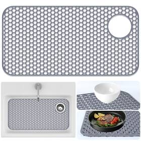 Ssp-28.3x13.8-right Inchoco Sink Protector For Kitchen Mat - 28.35 Inch X14.37 Pad Bottom