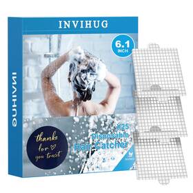 Hc-02-6 Invihug 25 Pack Disposable Shower Drain Hair Catcher Mesh Stickers 6 Inch Catc